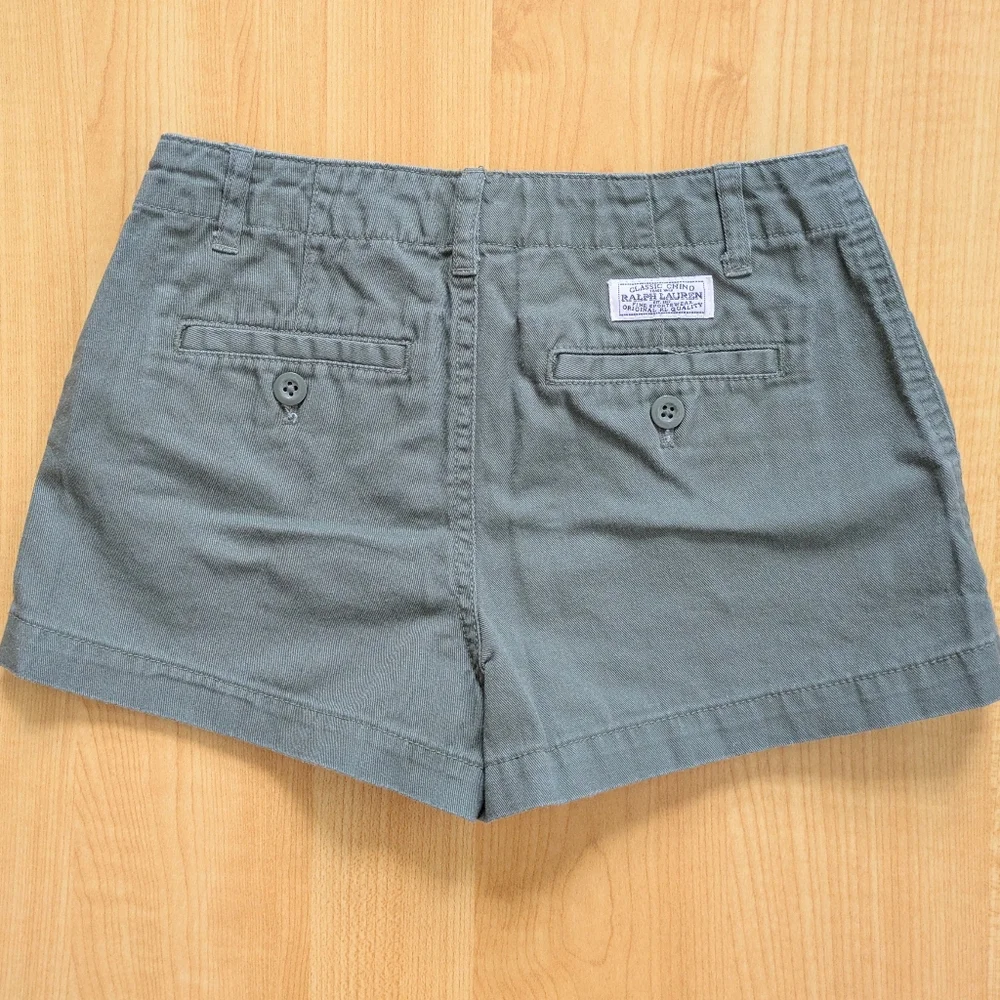 Polo Ralph Lauren Olive Green Chino Shorts